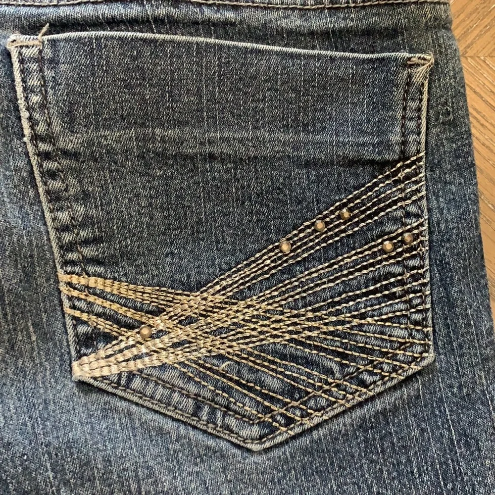 Cherokee blue medium wash denim straight jeans Size 10